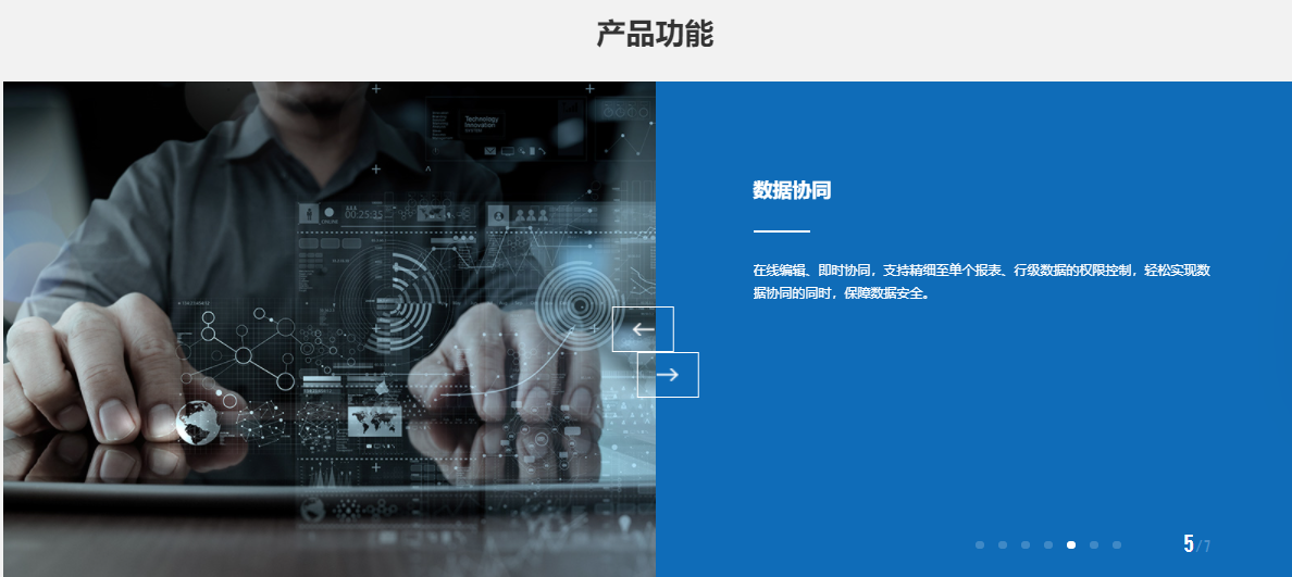 国双智能可视分析平台的功能截图