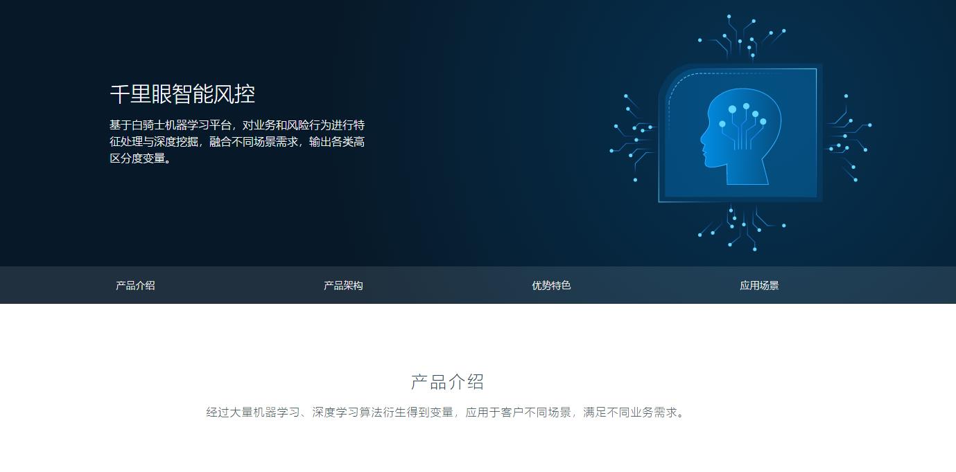 白骑士大数据的功能截图