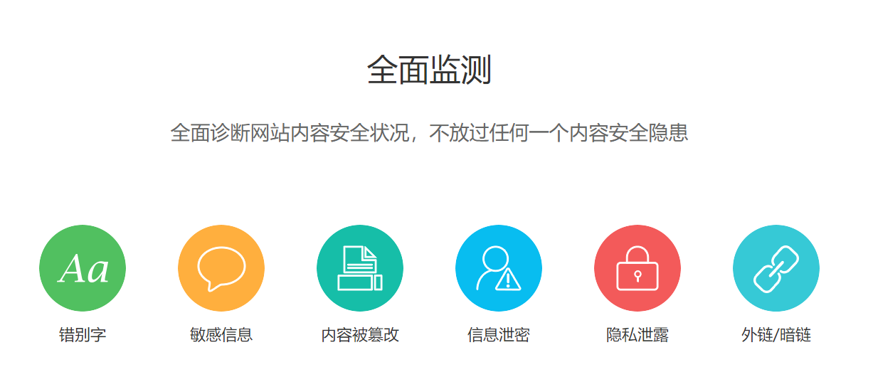 开普云-内容安全监测服务的功能截图
