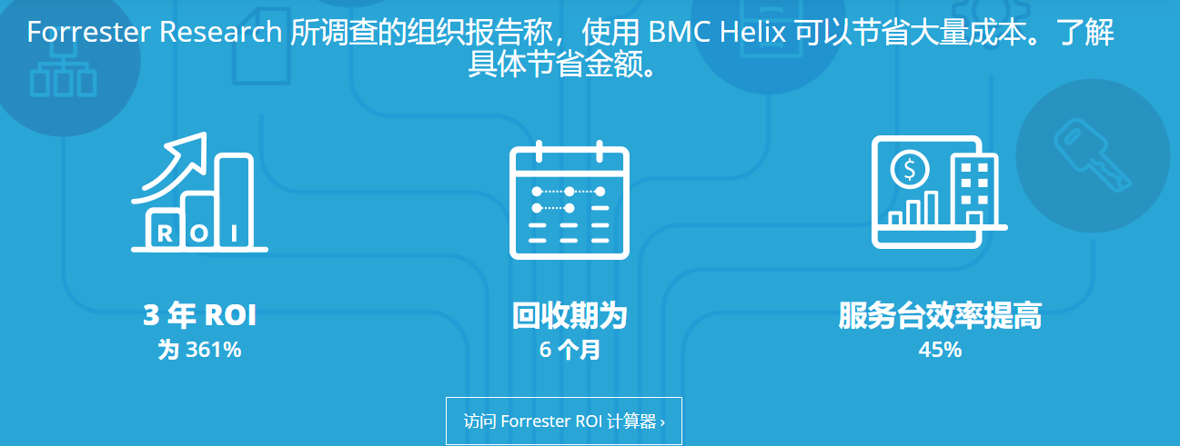 BMC Helix ITSM的功能截图