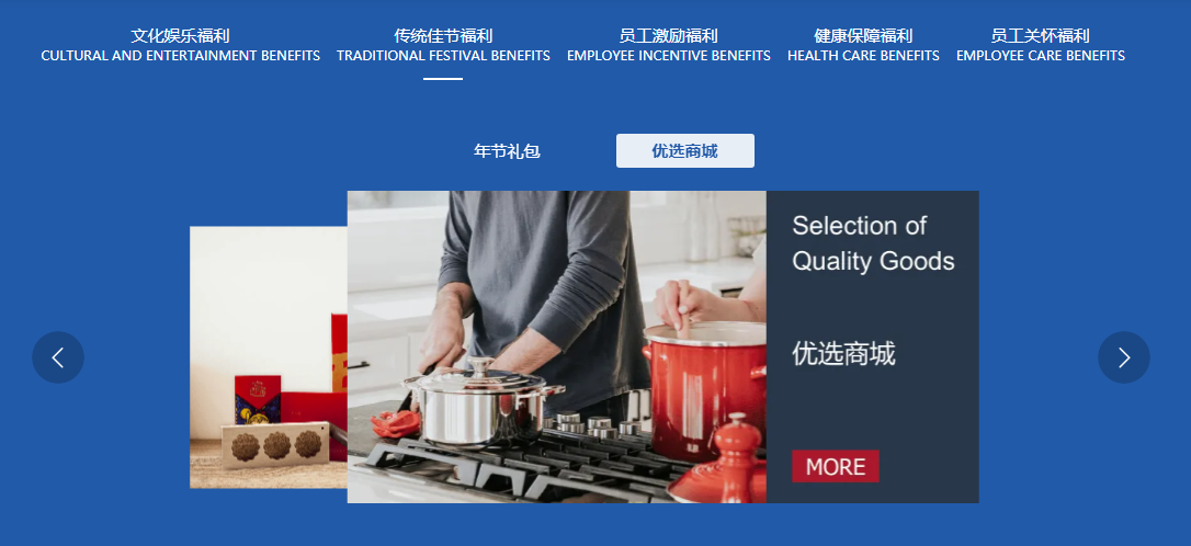 东方福利网的功能截图
