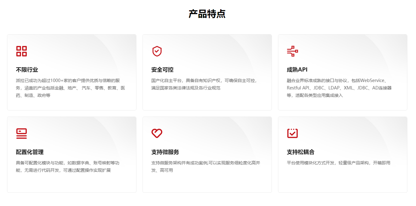 派拉软件的功能截图