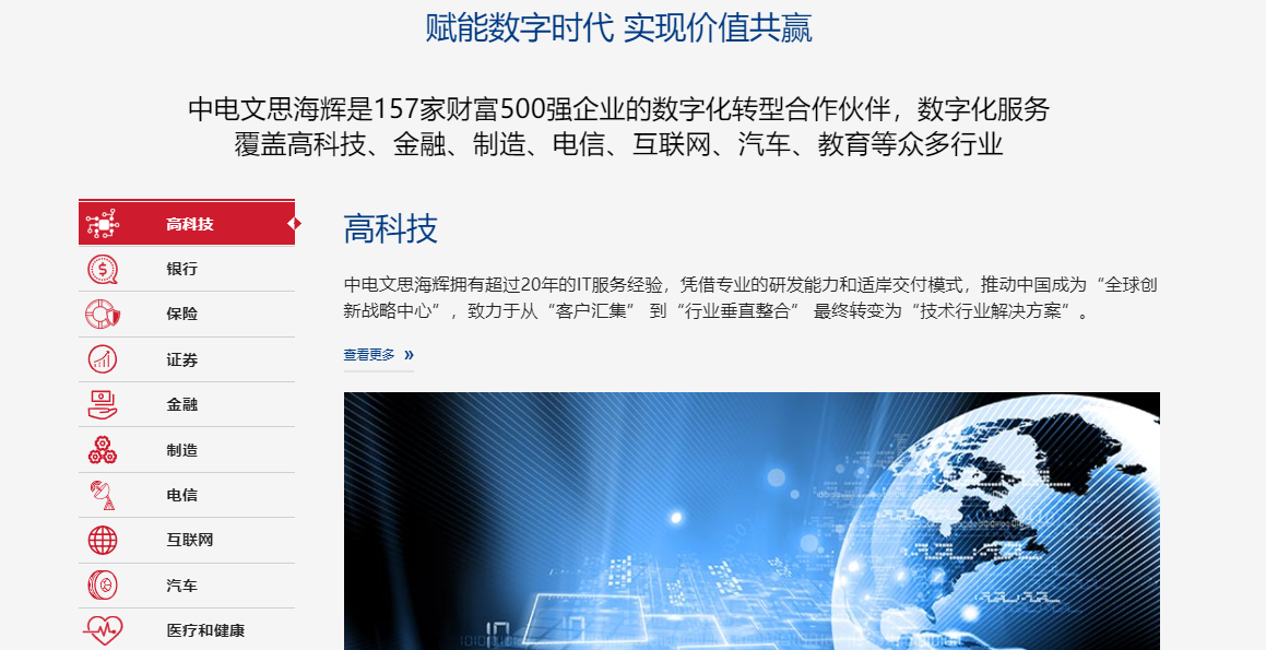 文思海辉的功能截图