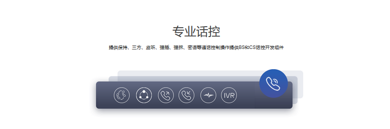云翌通信-呼叫中心的功能截图