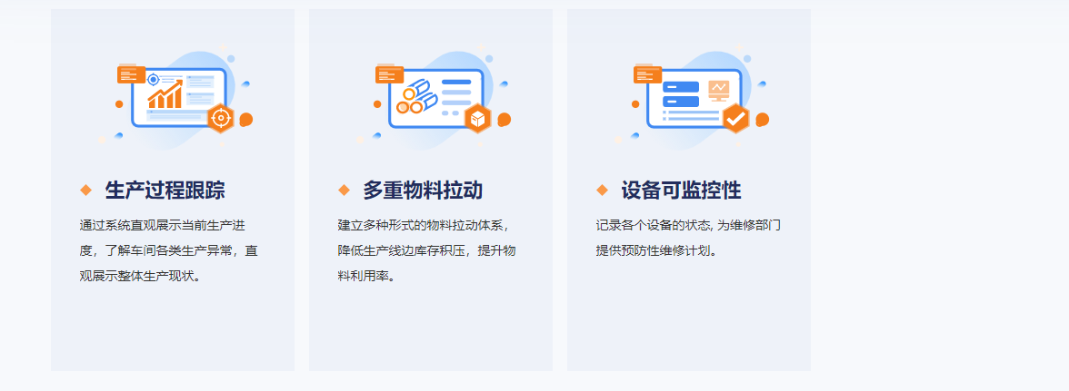 华天软件MES系统的功能截图