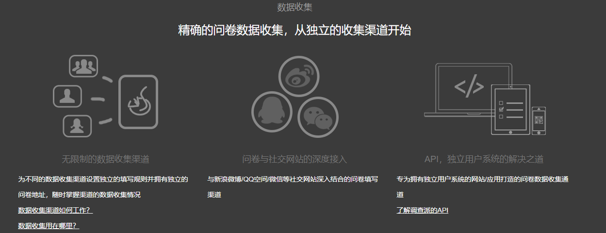 调查派的功能截图